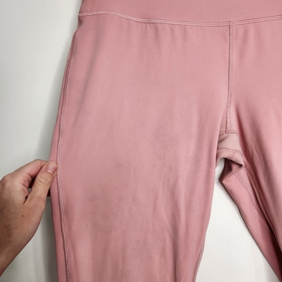 SOLD 🌟Lululemon Align High-Rise Crop Pant Leggings 25" in Pink Puff Size 14 - Picture 4 of 13